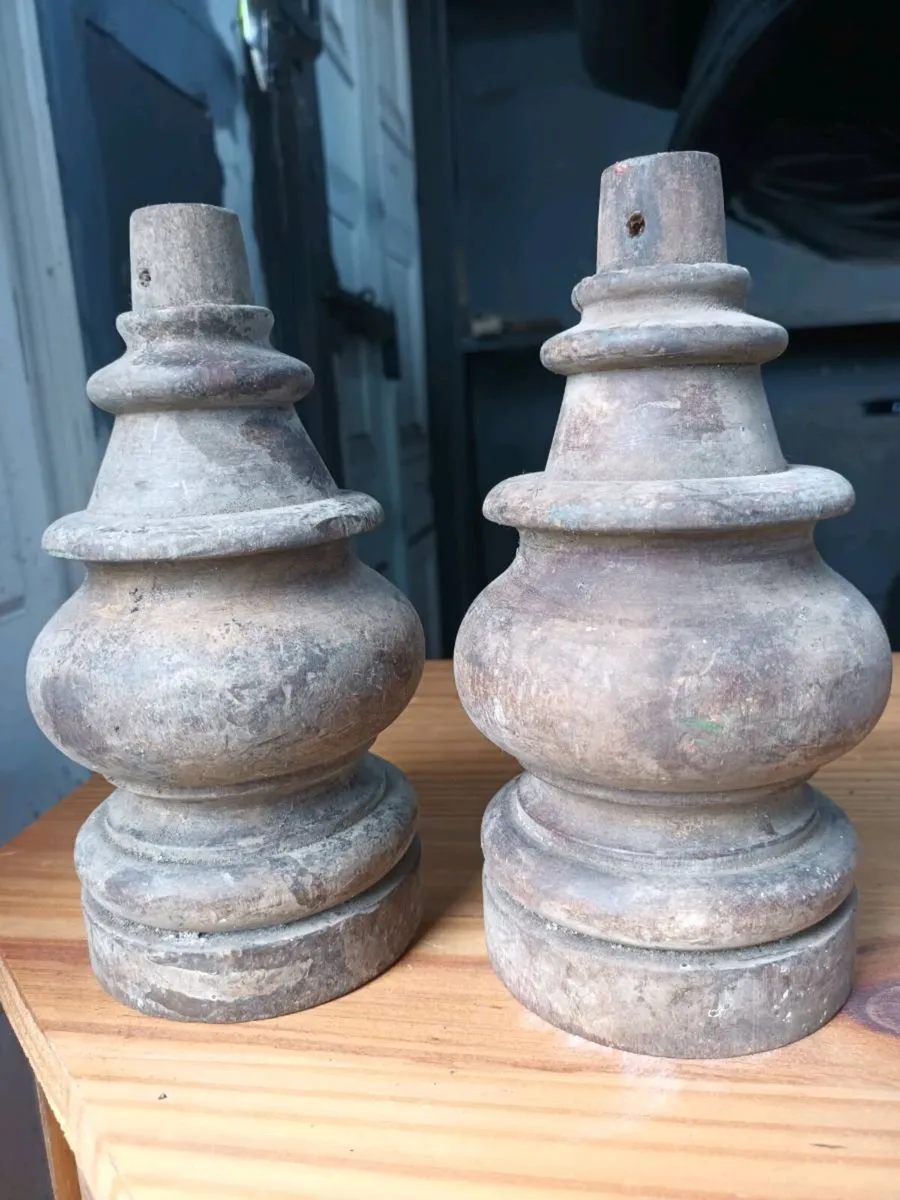 Wooden Decorative Tops - Image 1