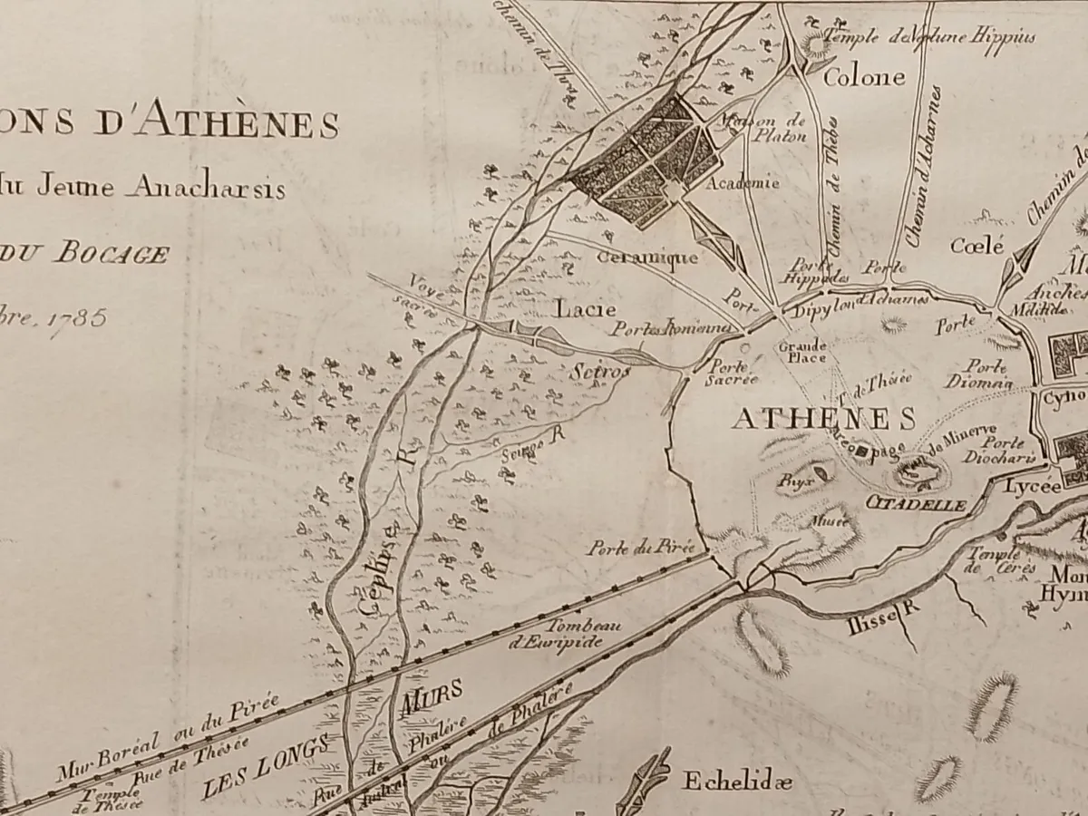 Plan des Environs d’Athenes 1790 - Image 4