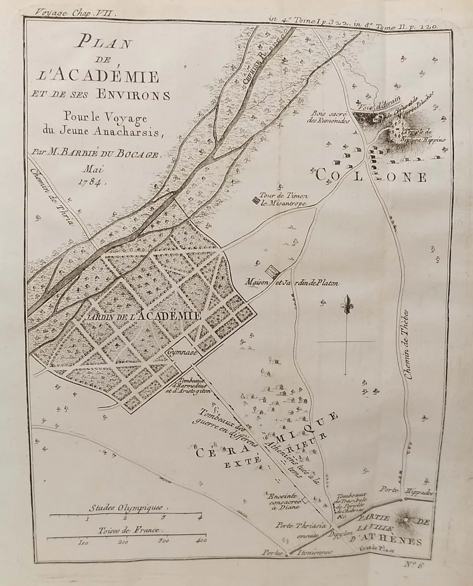 Plan de L’Academie (Athens) 1790 - Image 1