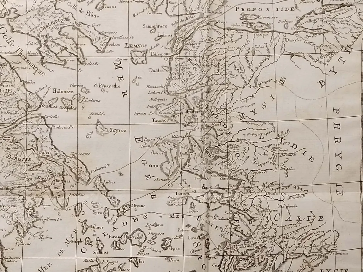 La Grece et ses Isles Antique Map 1790 - Image 4