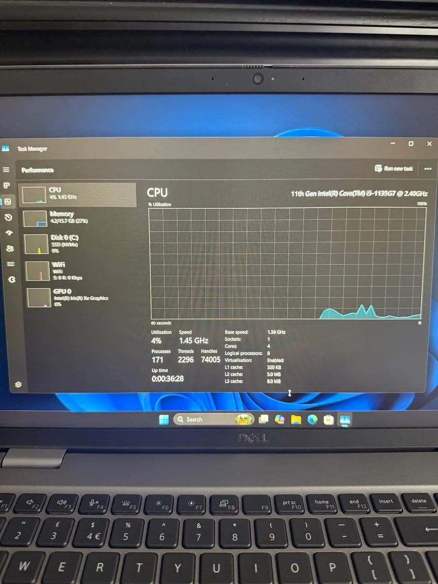 Dell Latitude 5520 Laptop i5/16GB/256SDSD/FHD - Image 4