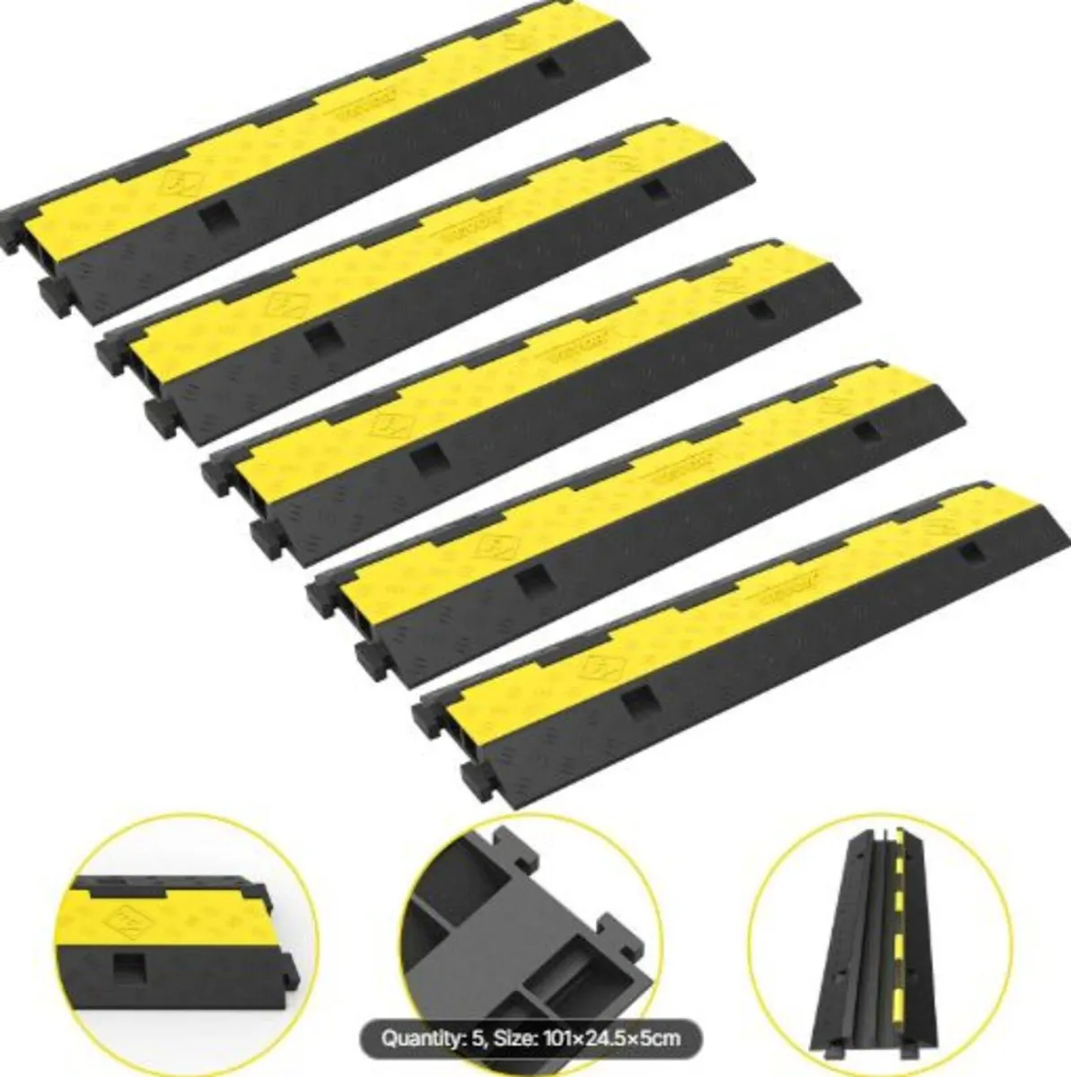 Cable Protector Ramp 101x24.5x5 cm , 5 Packs 2 - Image 4