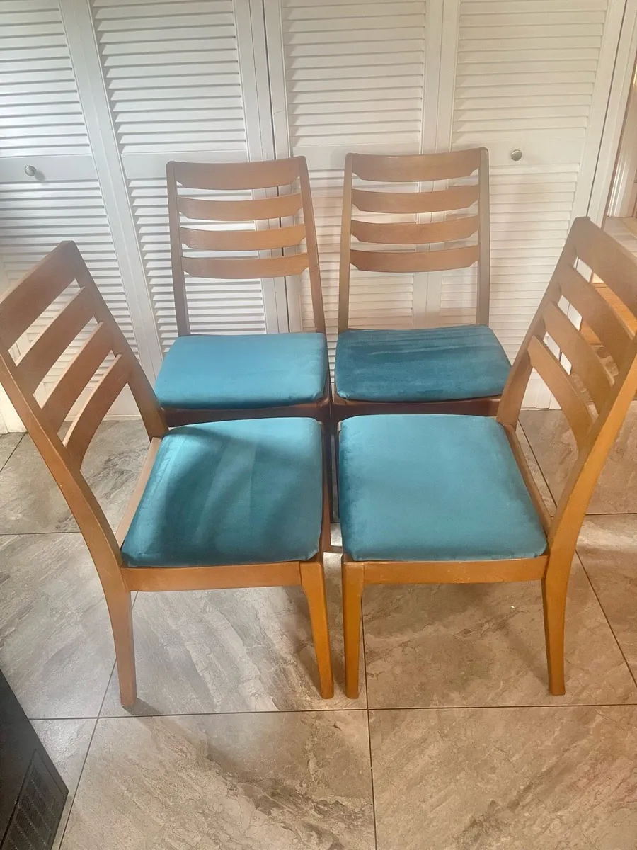 Mid century dining chairs ( 4 ) - Image 1