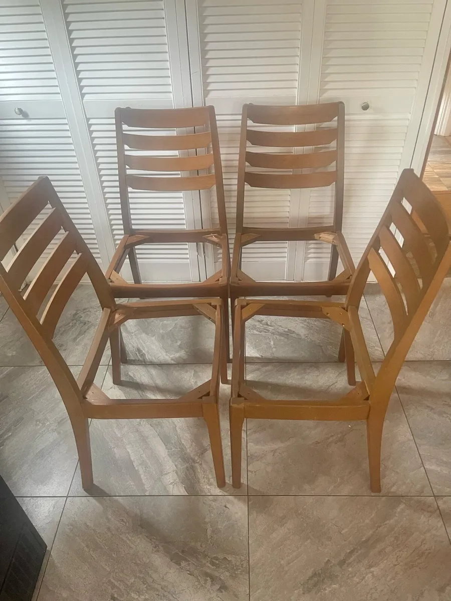 Mid century dining chairs ( 4 ) - Image 4