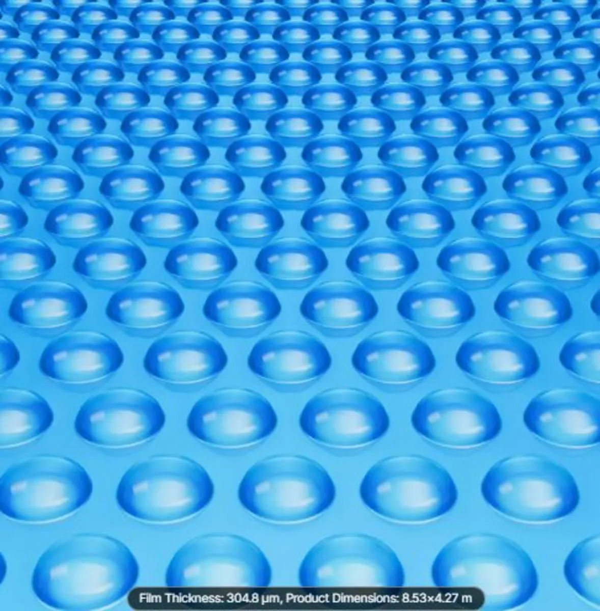 Solar Pool Cover, 28 x 14 ft Rectangle Solar Blank - Image 1