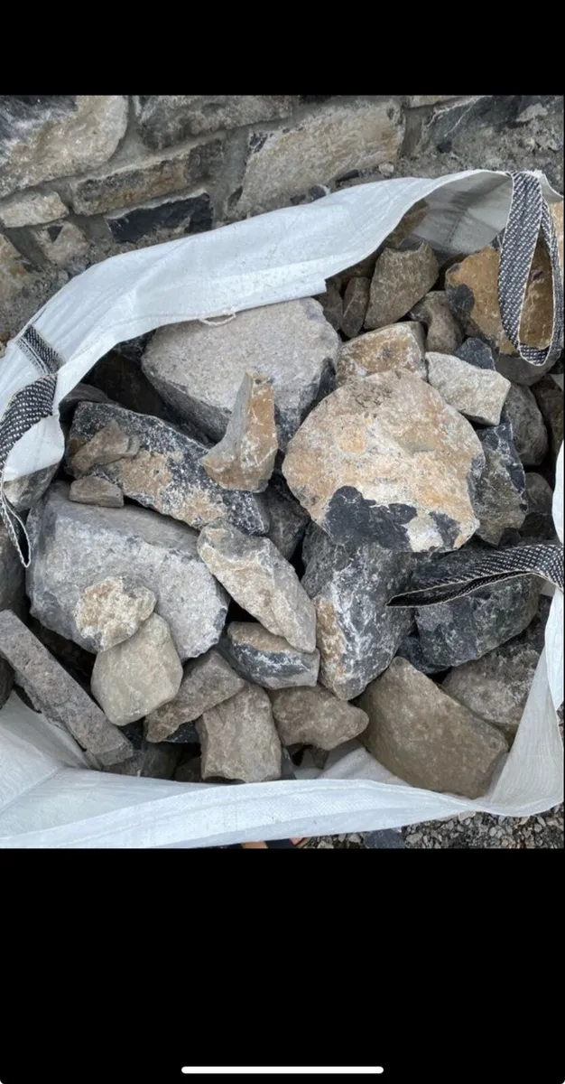 9 x 1 tonne bags building limestone - Image 3