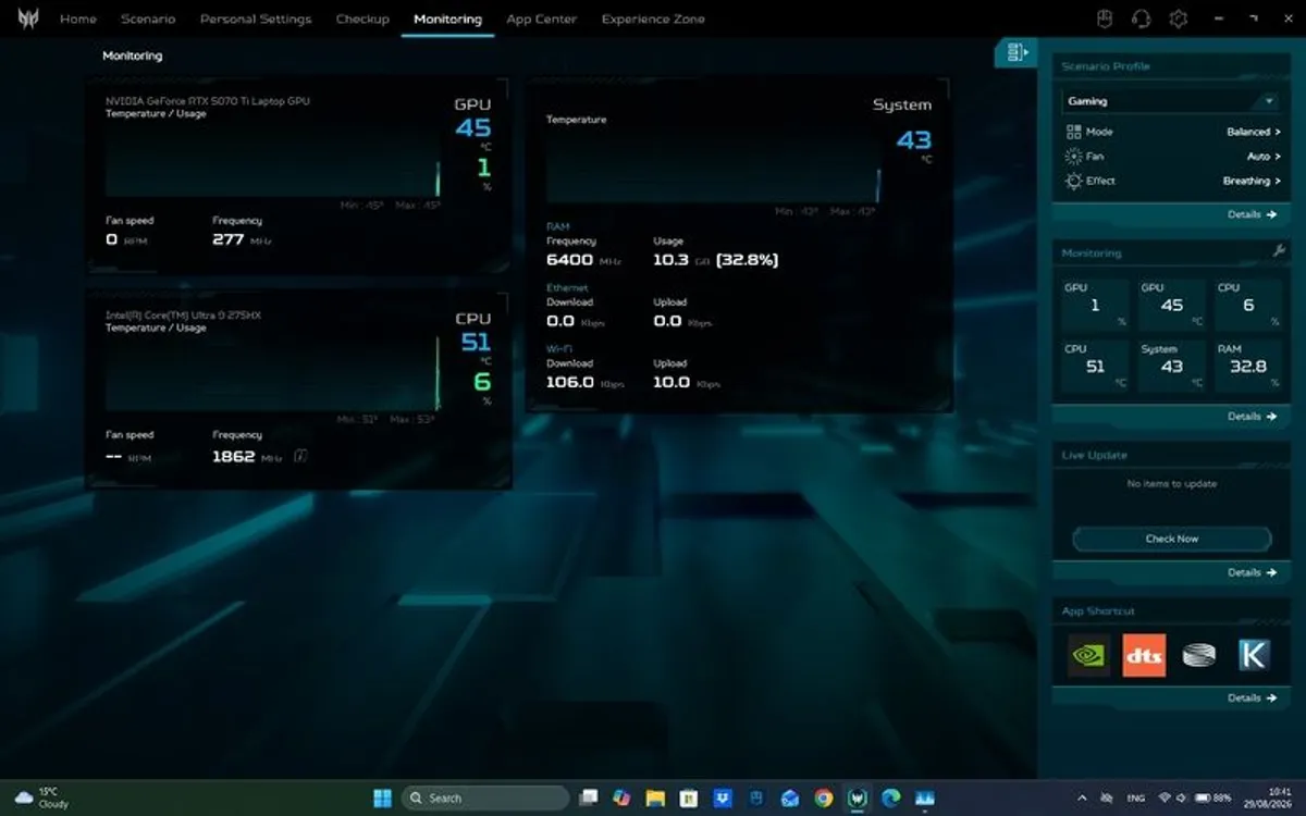 Gaming laptop RTX 5070 TI ,  OLED, Acer Predator NEO 16 - Image 3