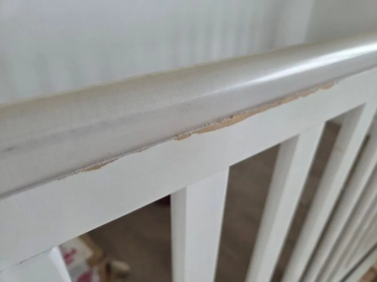 Mamas and Papas sleigh cot / toddler bed - Image 4