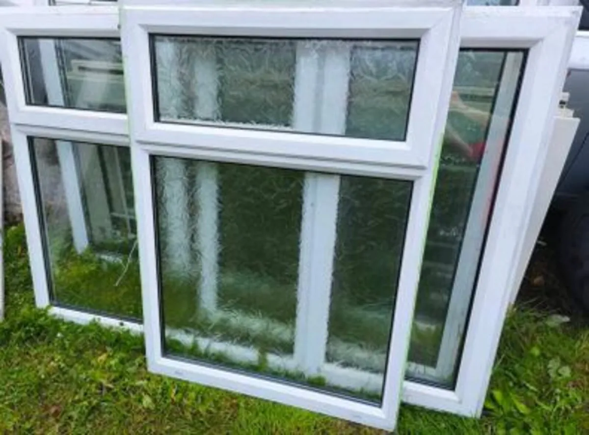 PVC Double glazed window- Opaque glass