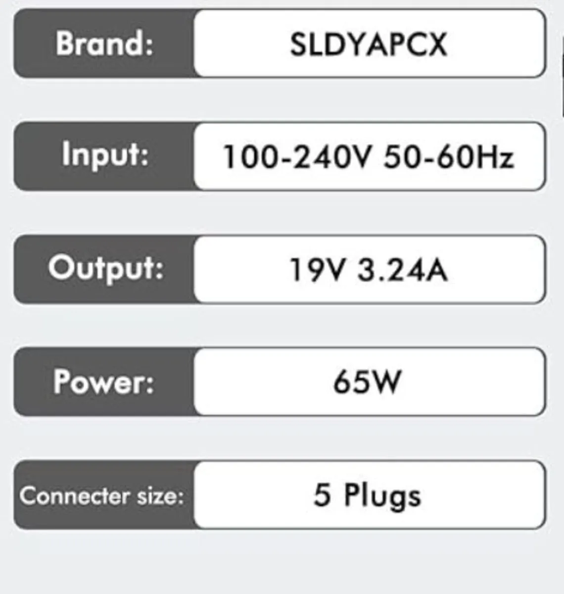 65W 45W AC Adapter Charger Asus ZenBook Lenovo - Image 1