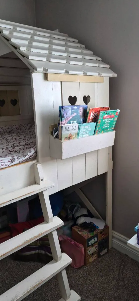 Solid Wood Mid-Sleeper Bed –  Handmade Beautiful, - Image 4