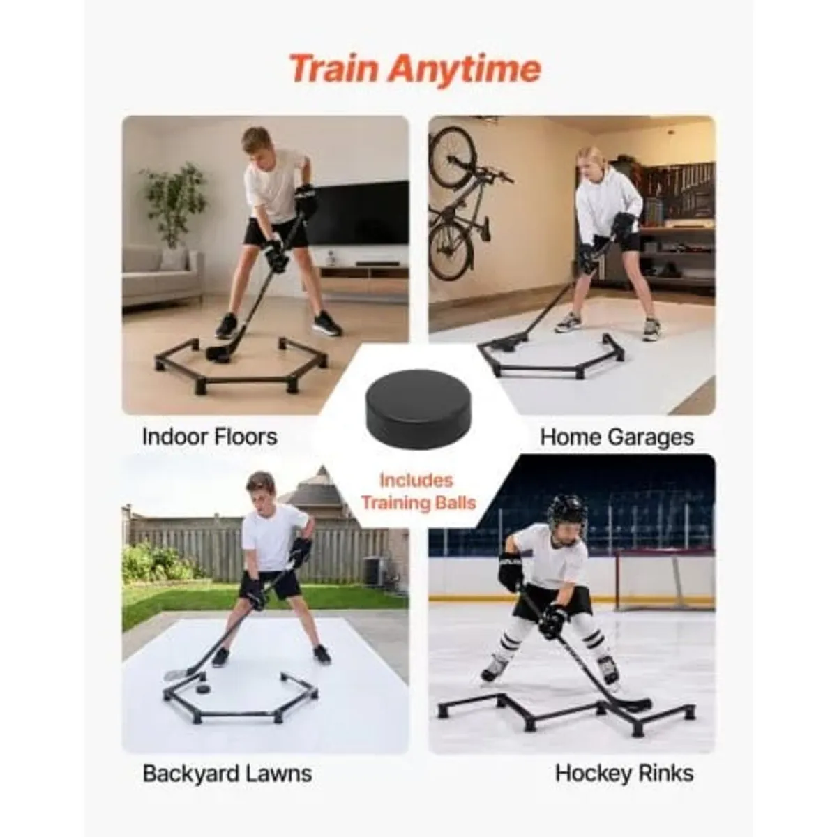 Hockey Training Equipment, 5-Section Adjustable Ho - Image 3
