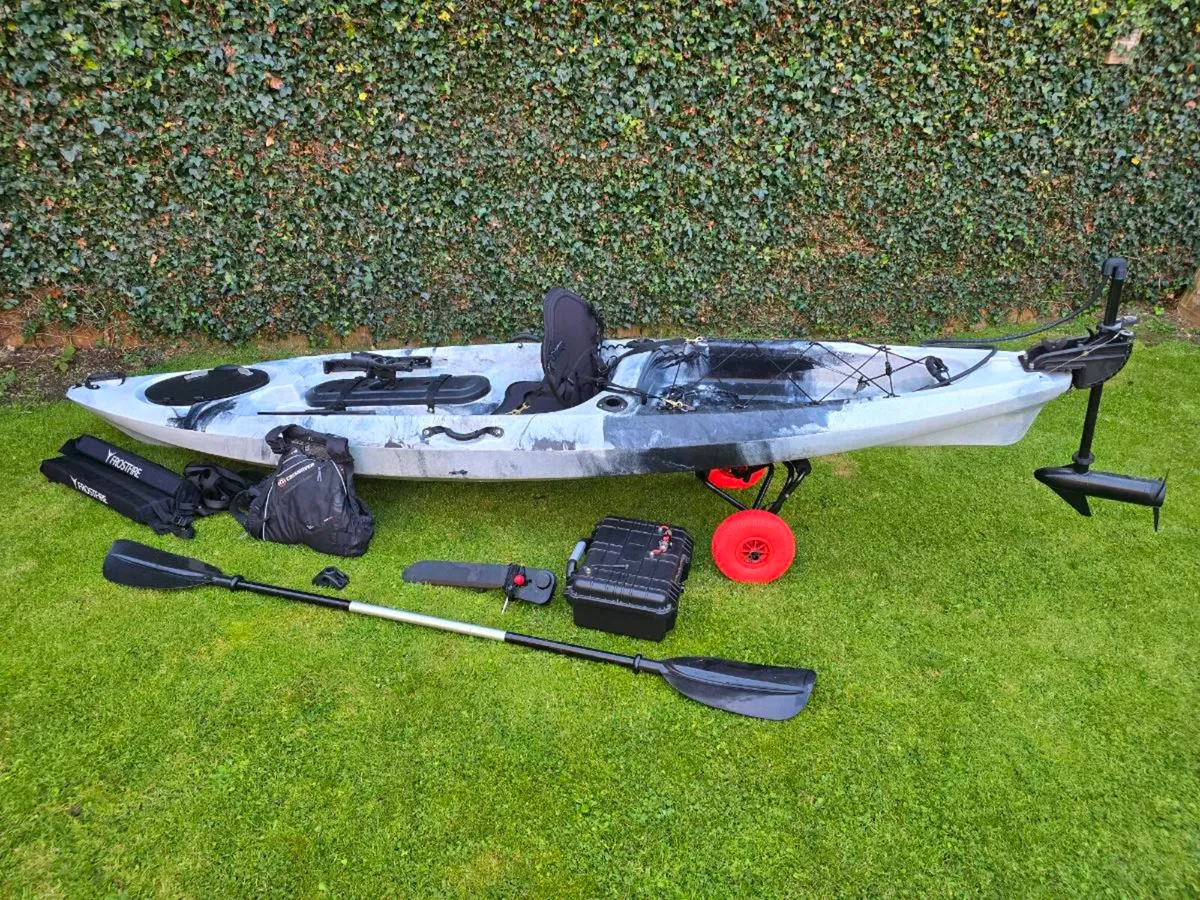 12ft Fishing Kayak + Electric Conversion - Image 2
