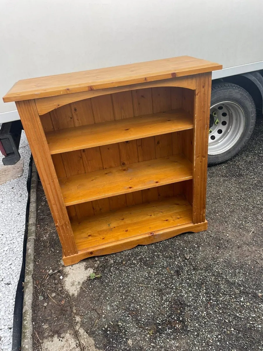 solid pine book shelf - Image 2