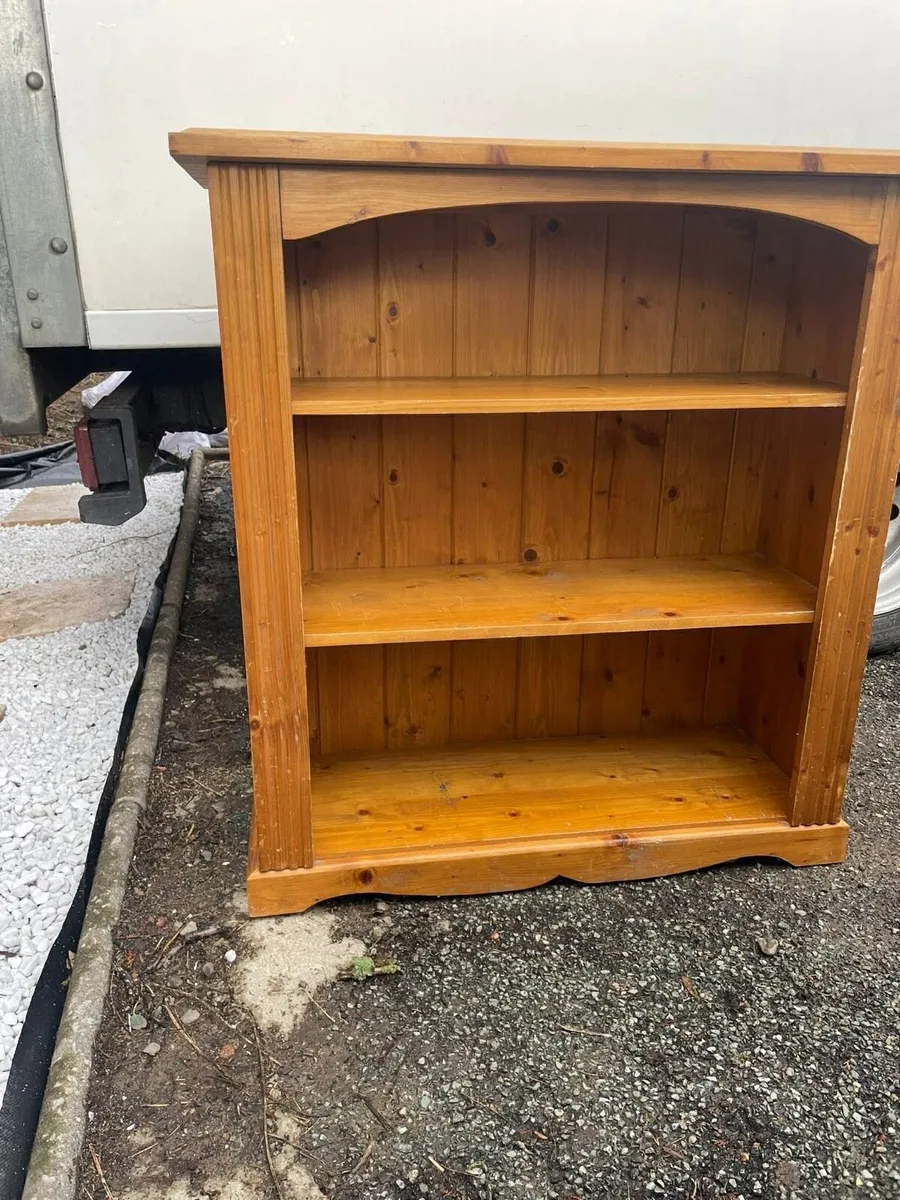 solid pine book shelf - Image 4