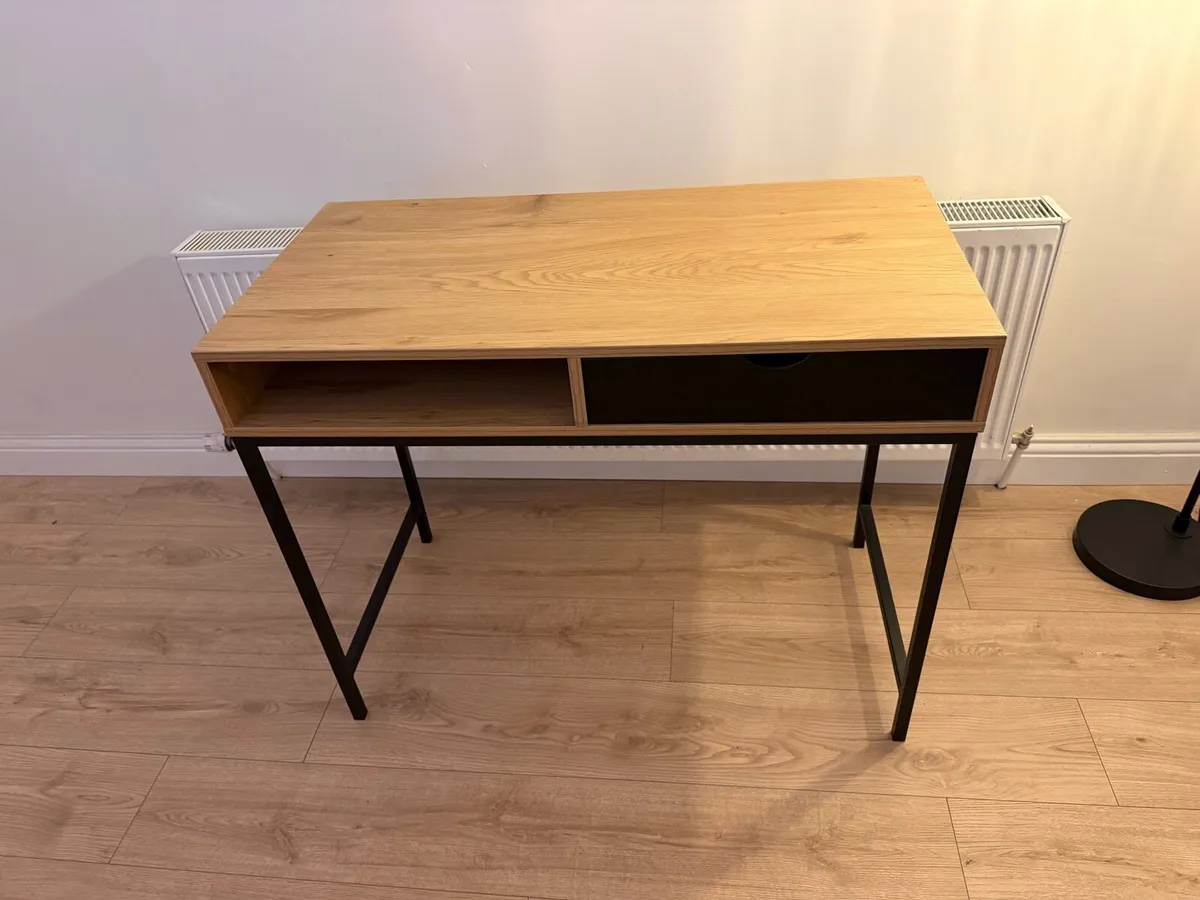 Oak Desk (Home office / bedroom) - Image 4