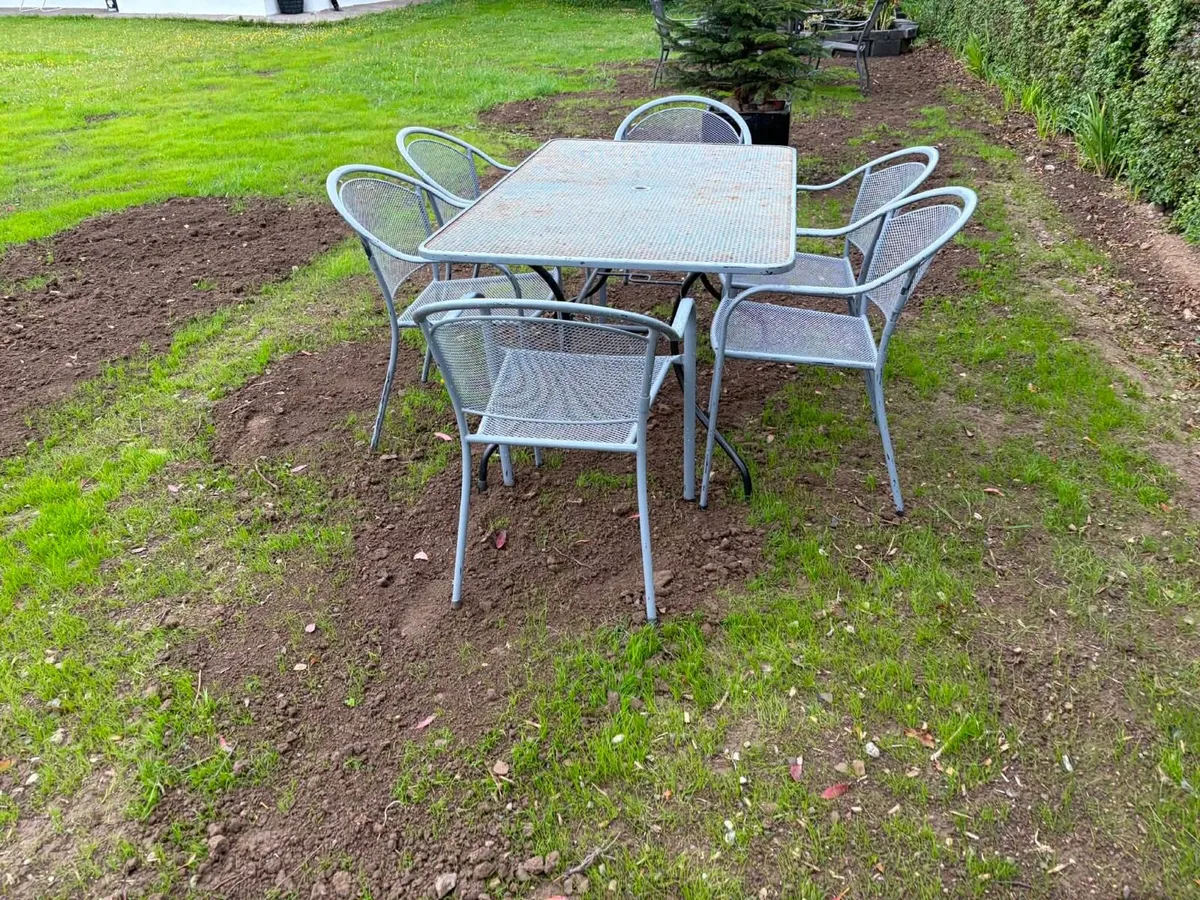 garden table + 6 chairs set - Image 2