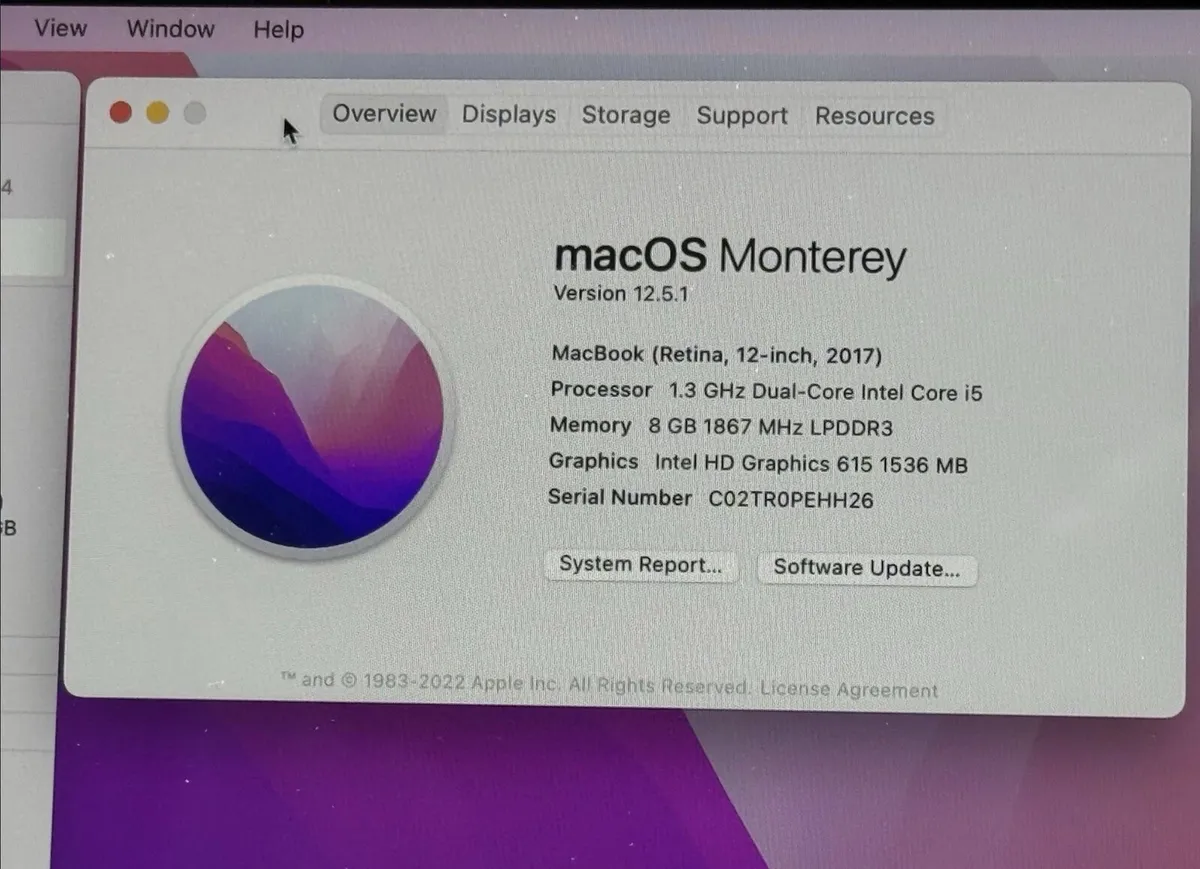 Apple MacBook 12' Retina (2017) m5 512GB 8GB RAM - Image 4