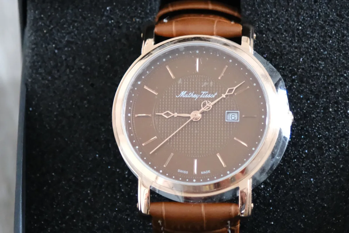 Watch.Mathey-Tissot.City Brown.New.In Box.Warranty - Image 4