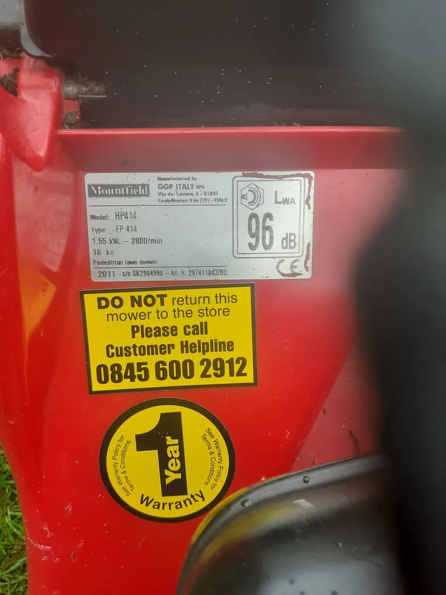 Mountfield    petrol    push   lawn mower  for   s - Image 2
