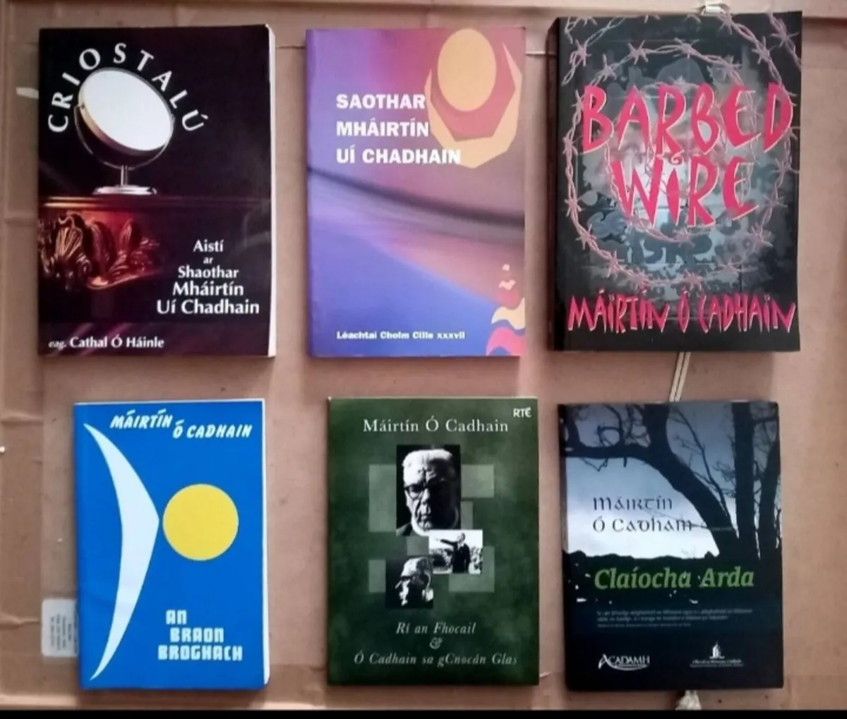 Joblot Máirtín O Cadhain Irish Books And Dvds