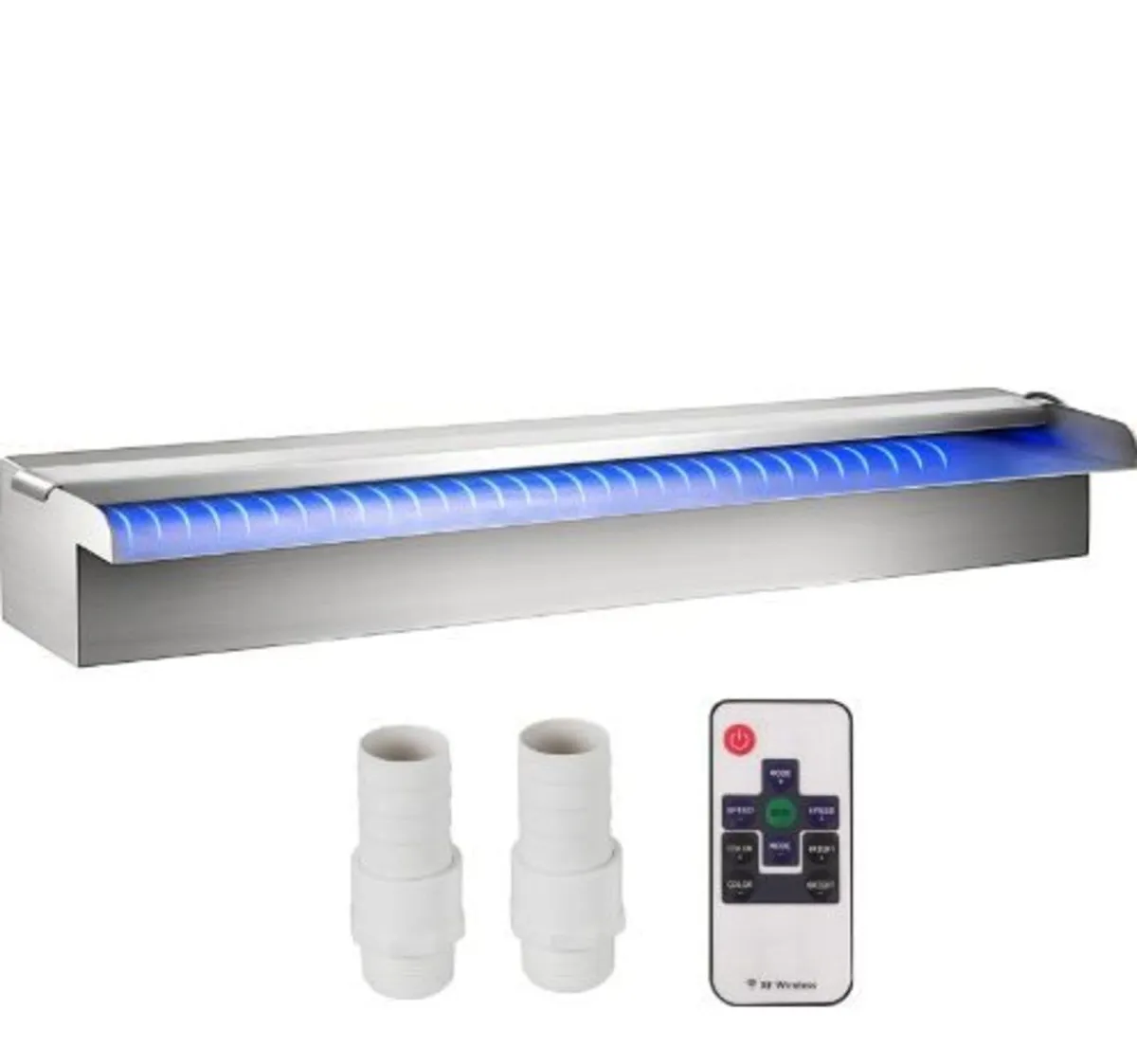 Waterfall Pool Fountain Rectangular & Led Strip - Image 1