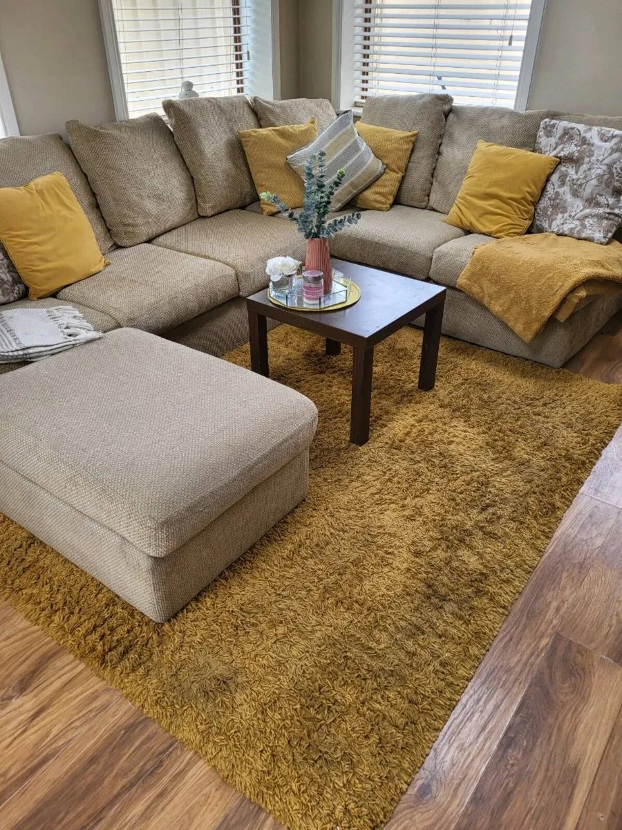 Large Yellow Rug - Image 1