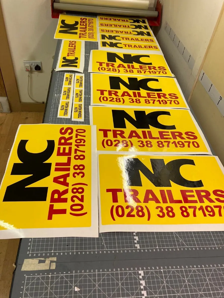 Signs, Machinery decals & Business name decals. - Image 2
