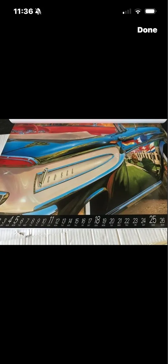 Henry Ford 1991 Calendar- US Classic Cars - Image 3