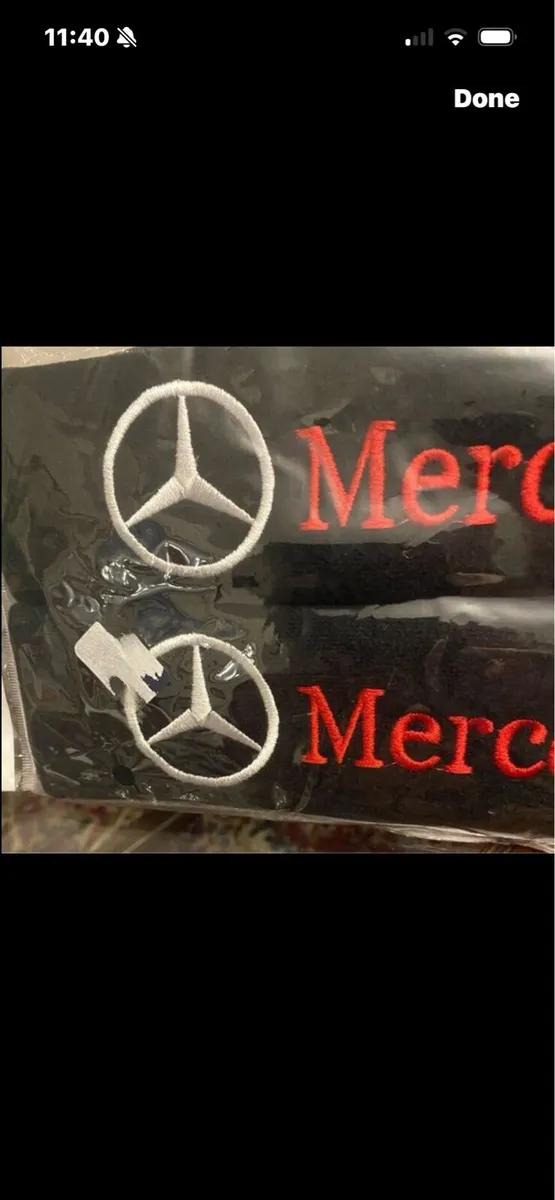 Mercedes Seatbelt Cushion Set - Image 2