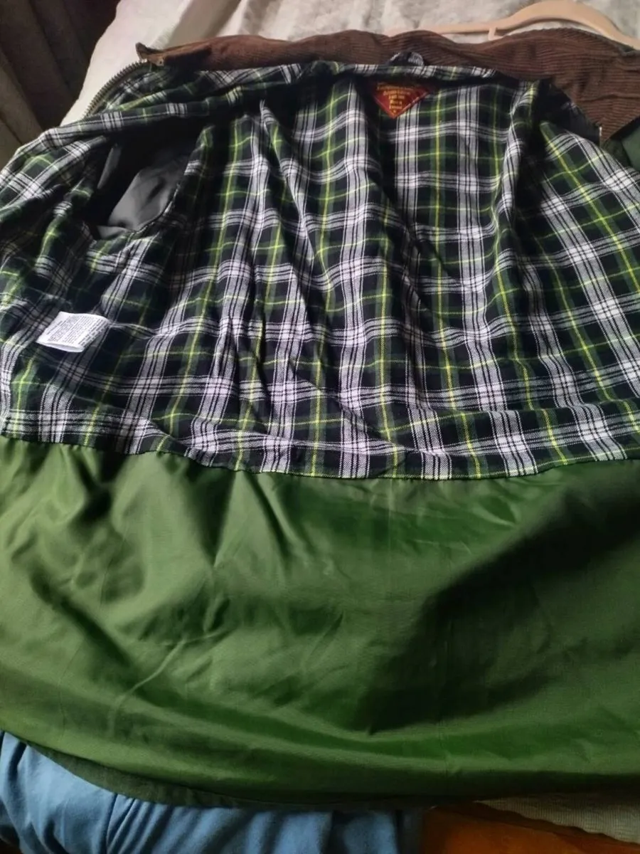 Men's Original Royal Spencer Green Wax Jacket - Image 3