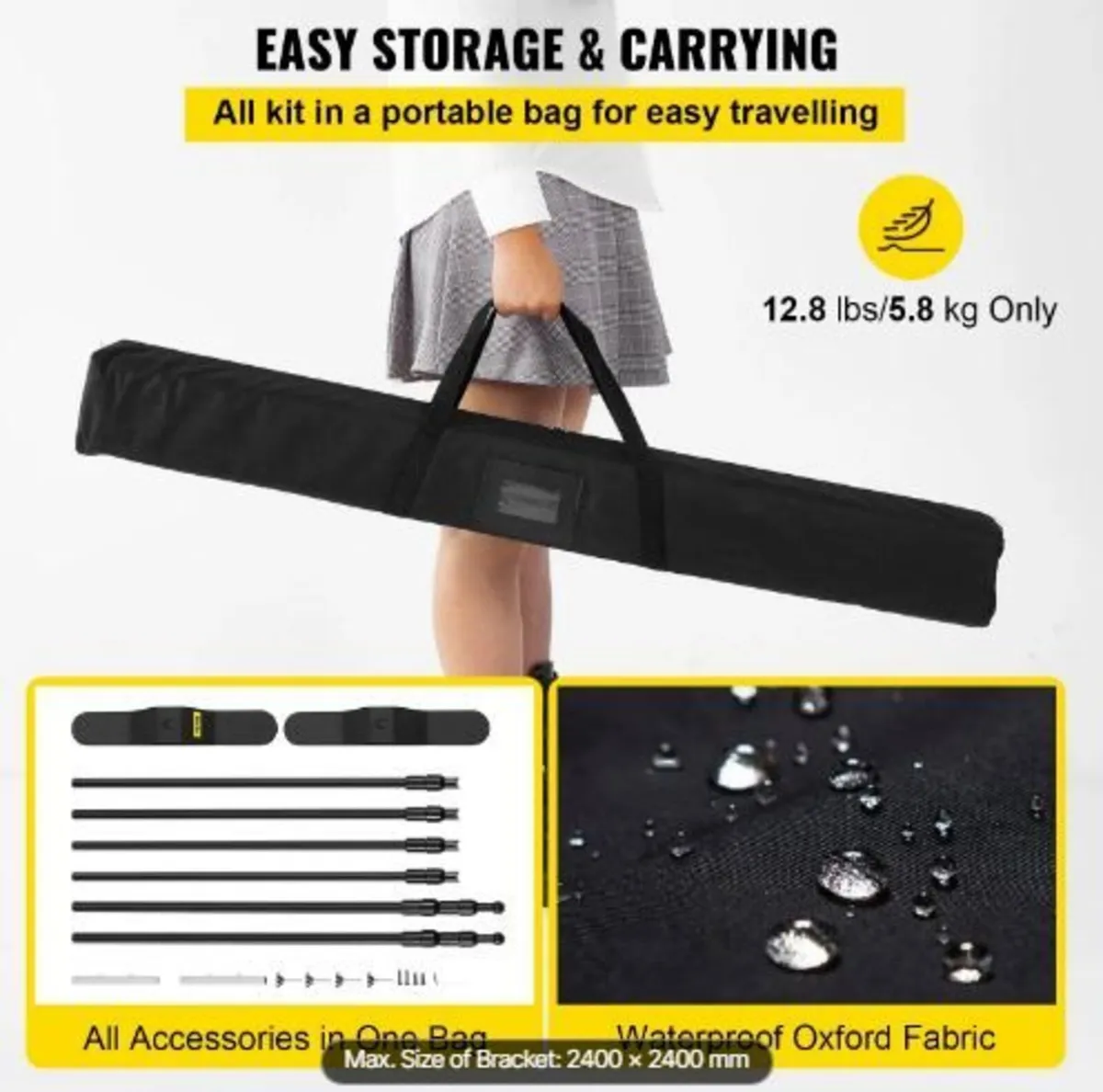 243.8 cm Backdrop Banner Stand Step - Image 2