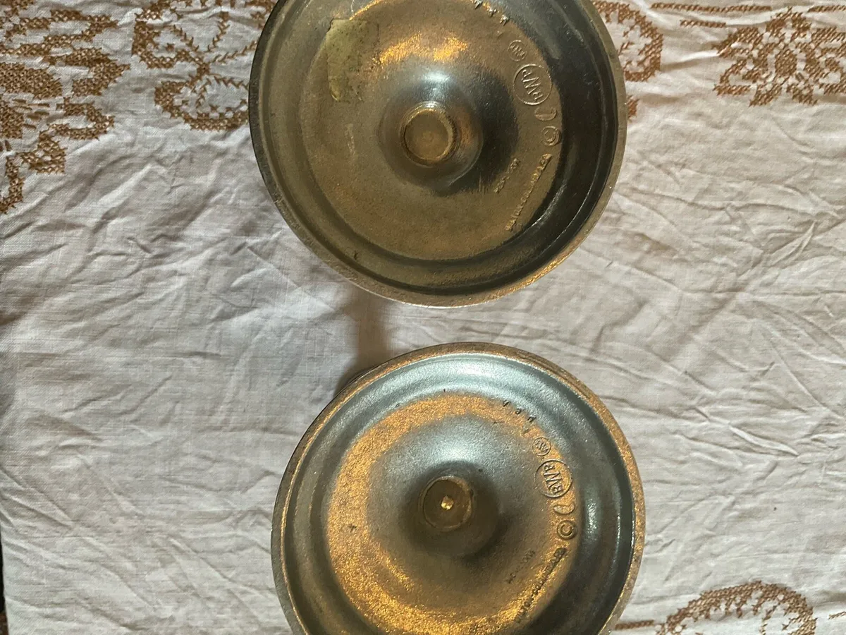 Vintage Pewter Candlesticks – Matching Pair - Image 4