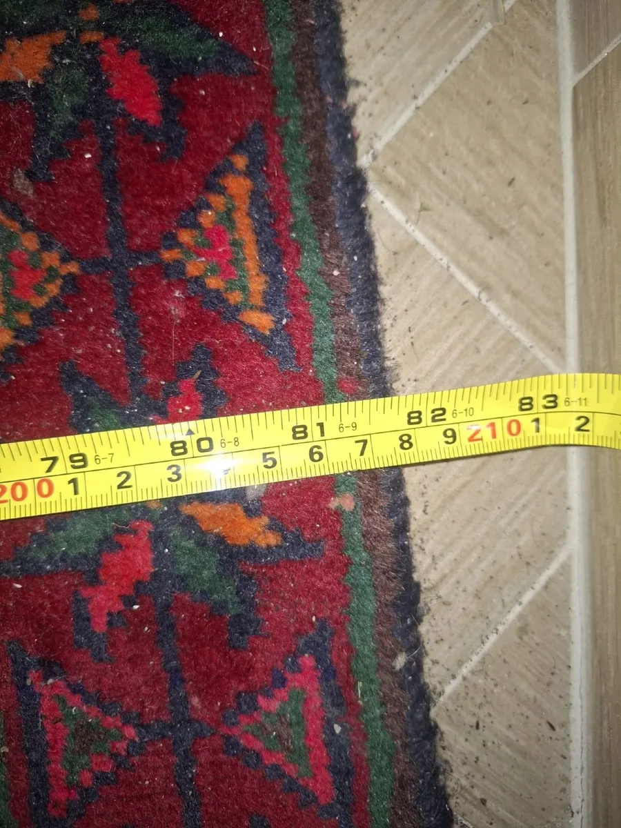 Unusual Mid Century Handmade Irish Rug - Image 4