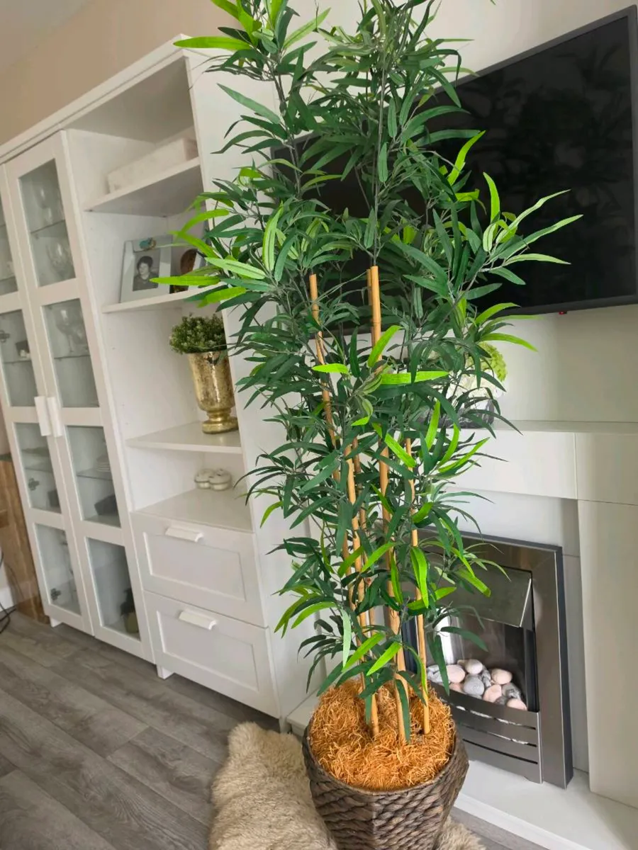 Artificial Bamboo tree with pot - Image 2