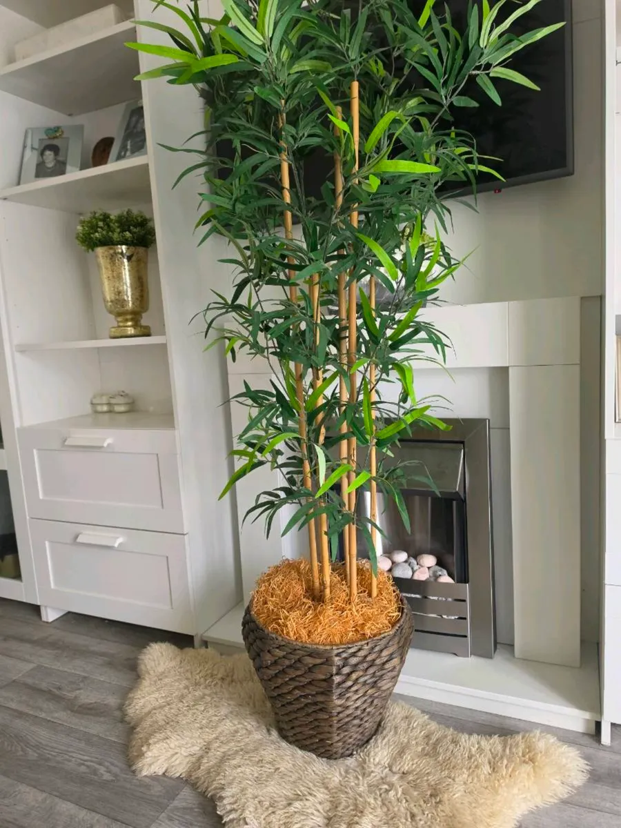 Artificial Bamboo tree with pot - Image 1