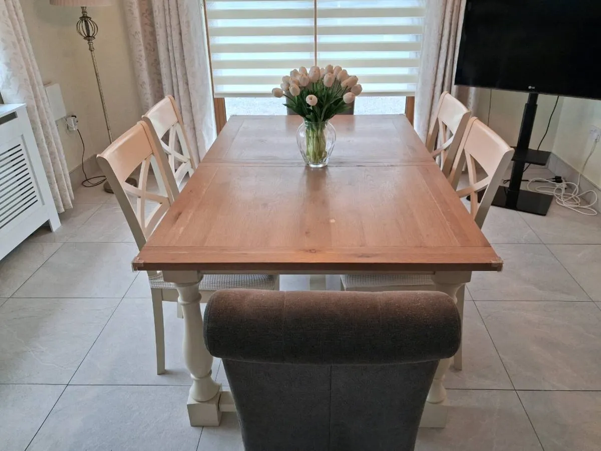 Kitchen table 6 chairs - Image 2