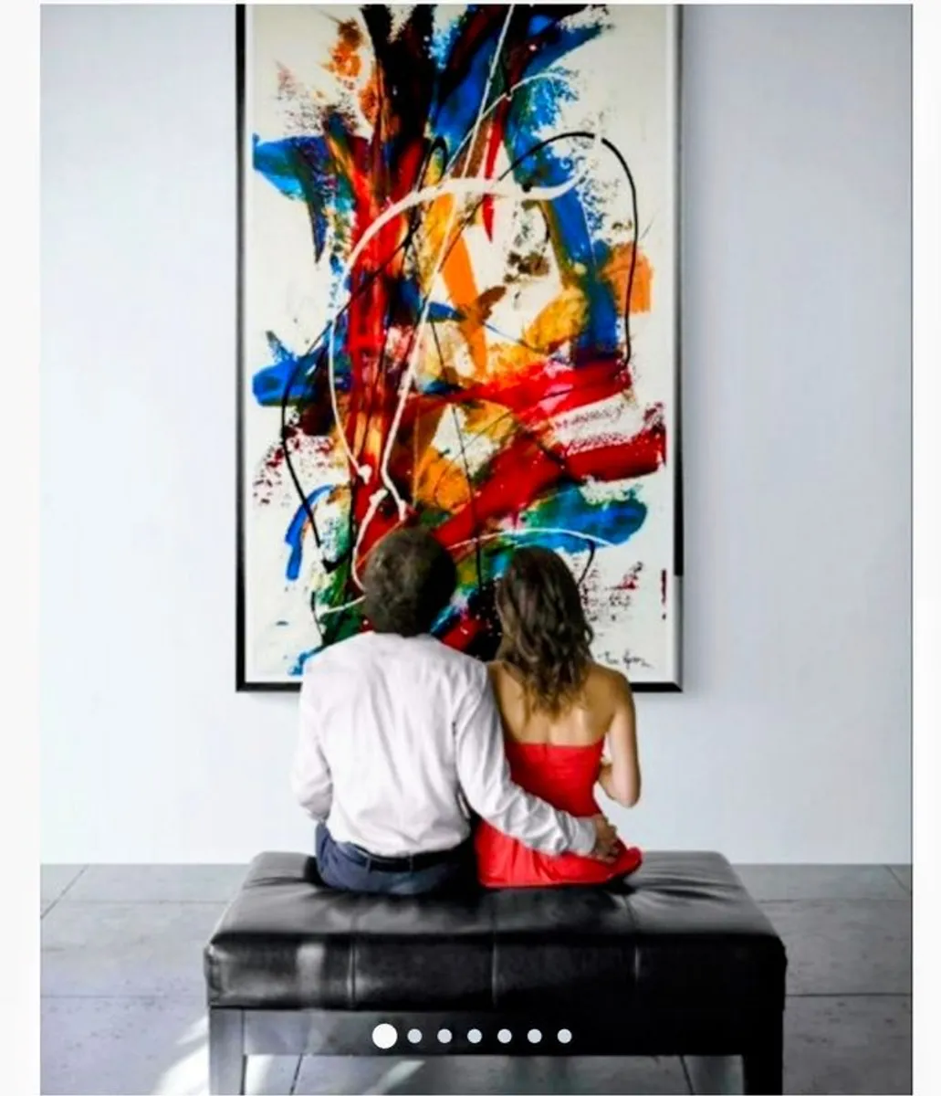 Large Format Modernist, Original Painting - Image 1