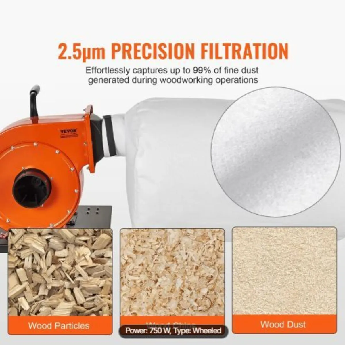 Dust Collector, 781.54 m³/h Air Flow, Rolling Dus - Image 1