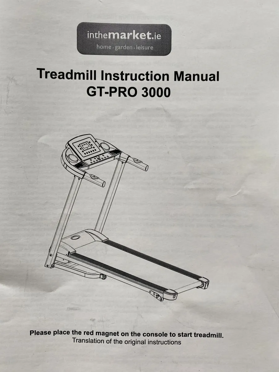 Folding Treadmill GT-PRO 3000 - Image 4