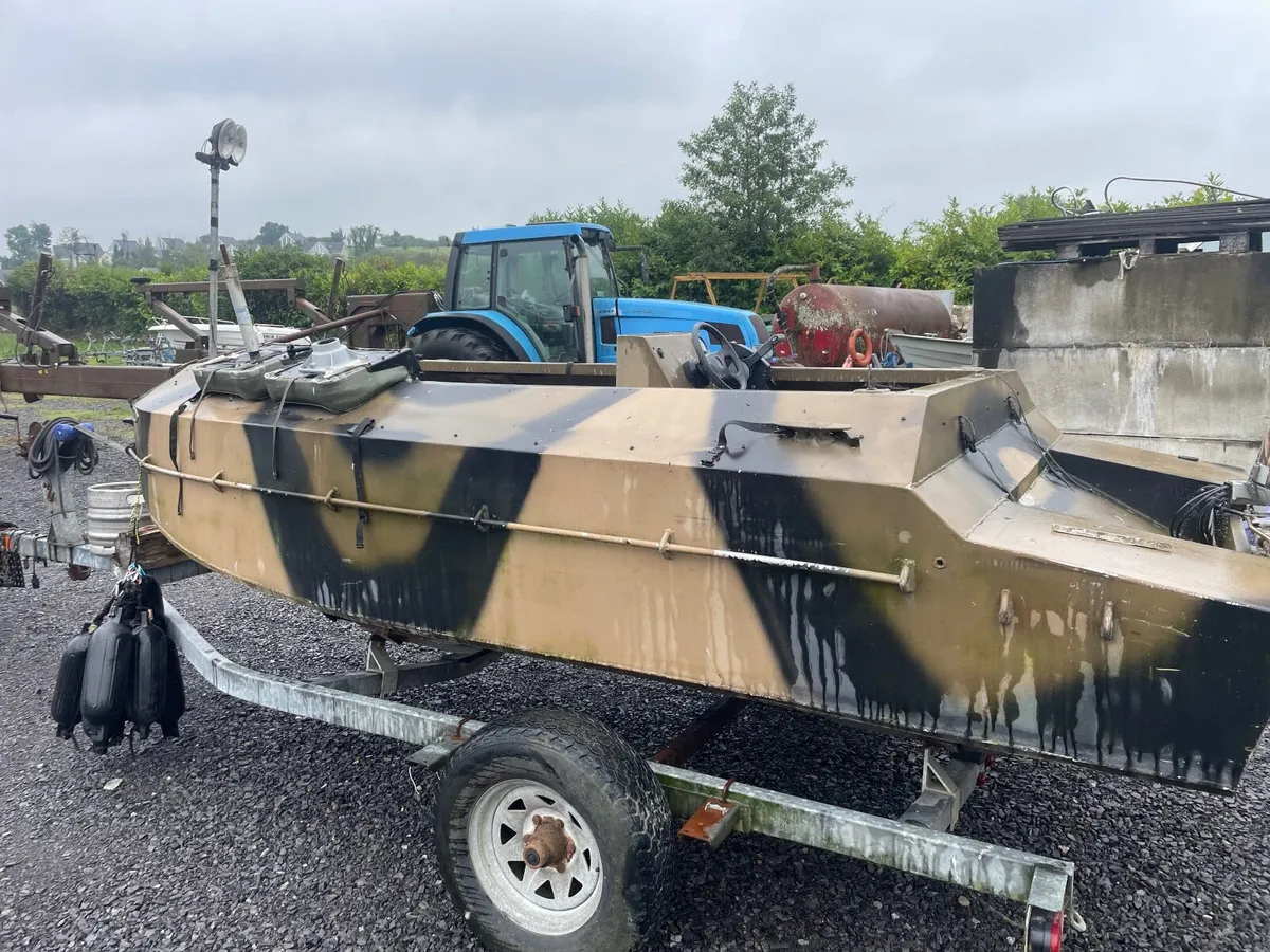 Heavy duty aluminum duck boat - Image 4