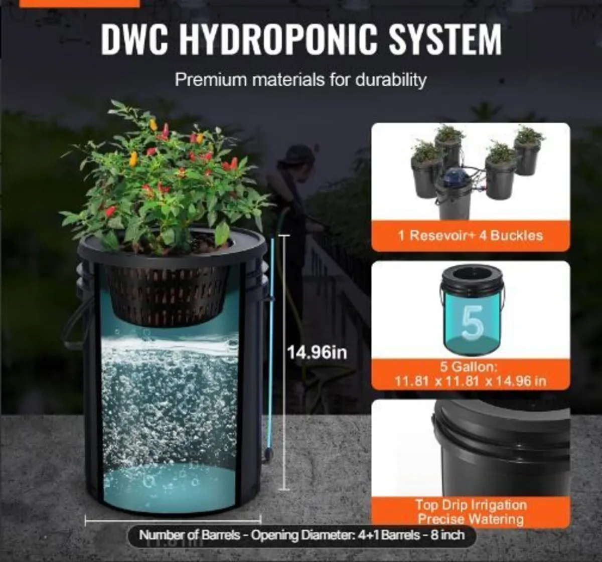 Hydroponics System Recirculating Deep Water - Image 2