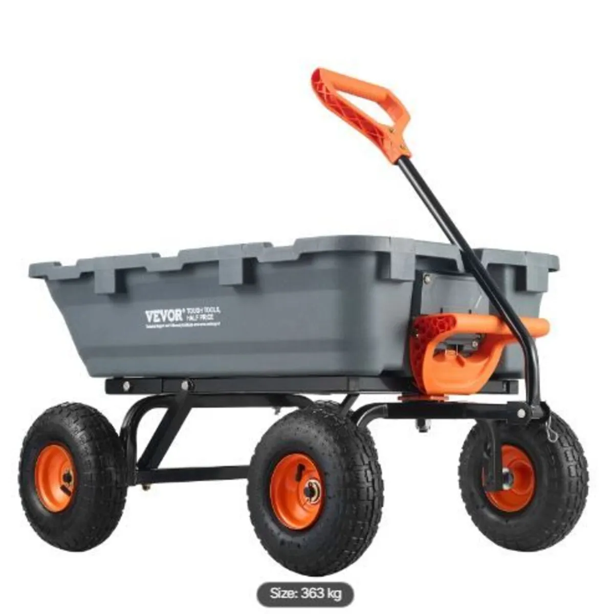 Poly Garden Dump Cart Heavy-duty Yard - Image 2