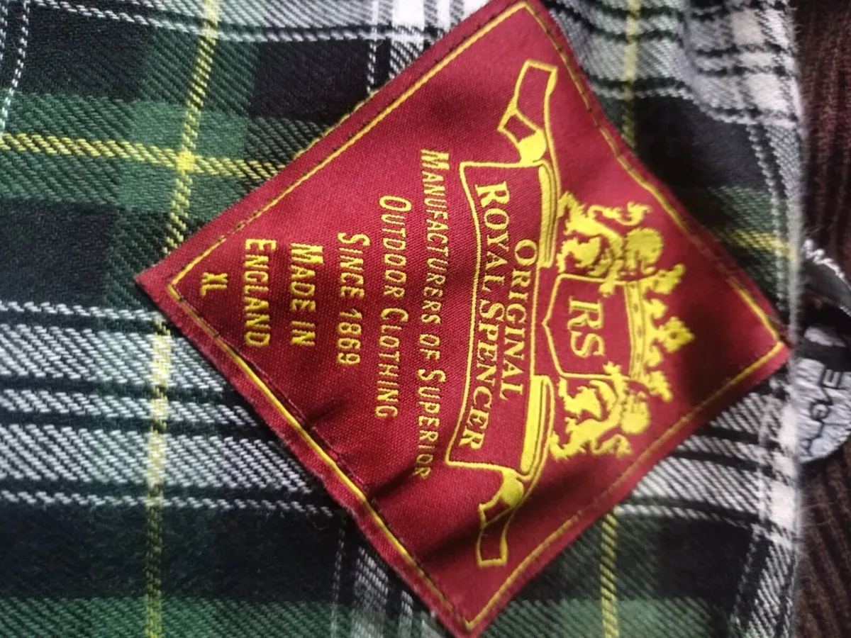 Mens Original Royal Spencer Green Wax Jacket - Image 2