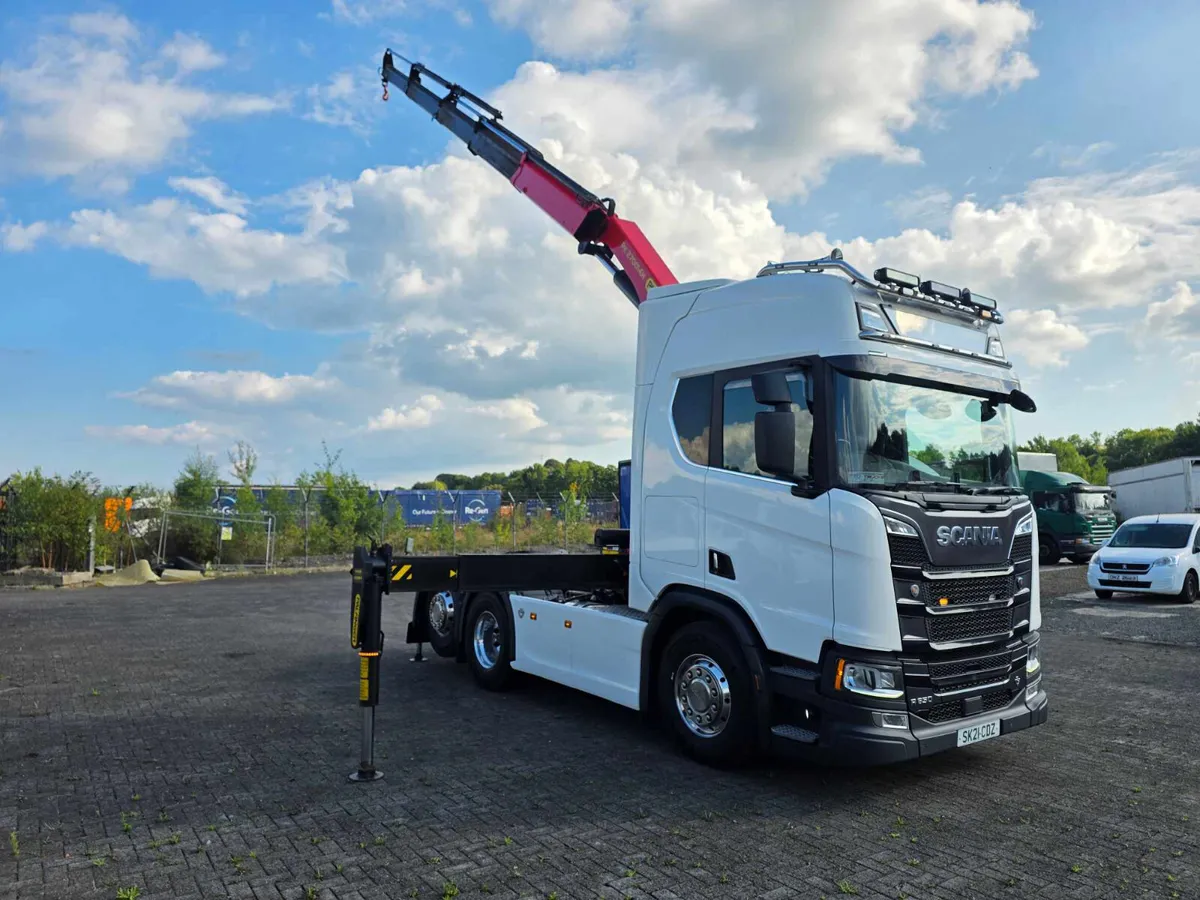 2021 Scania R650 V8 6x2 tag with Palfinger PK27001 - Image 1
