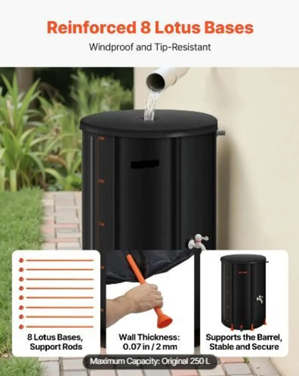 Collapsible Rain Barrel, 250 L - Image 4