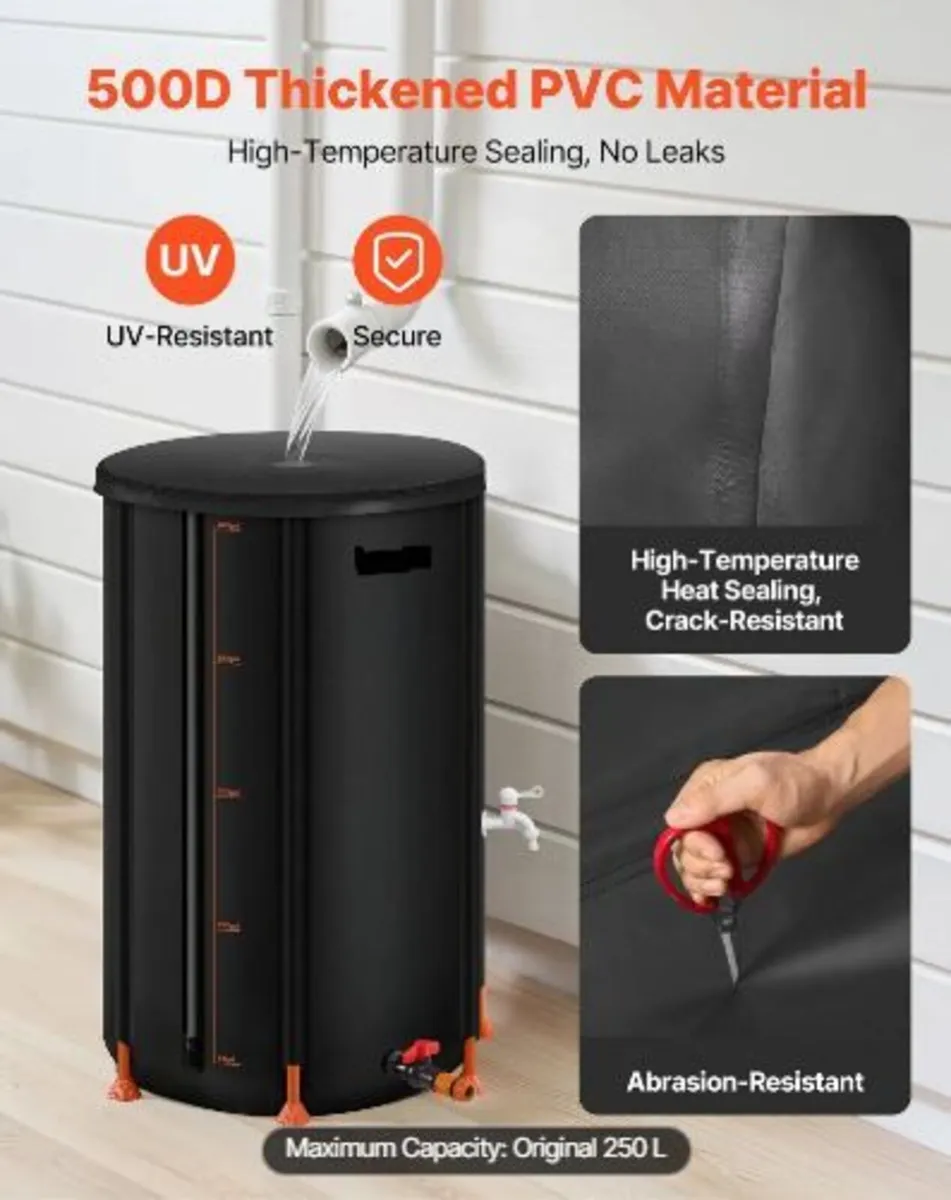 Collapsible Rain Barrel, 250 L - Image 2
