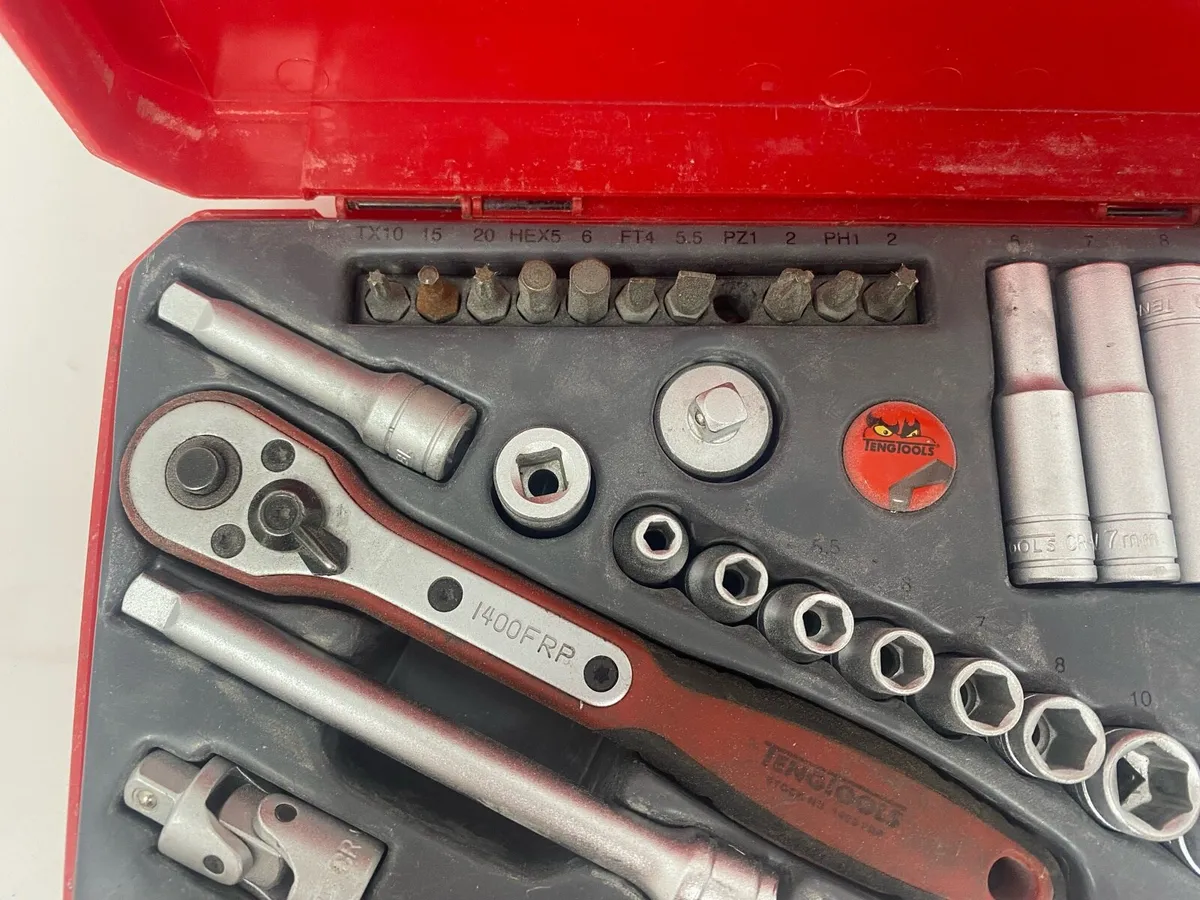 Teng Tools T1436 1/4 Inch Drive Metric Socket Set - Image 2