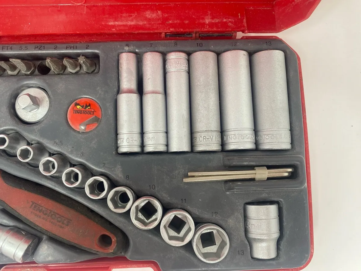 Teng Tools T1436 1/4 Inch Drive Metric Socket Set - Image 3