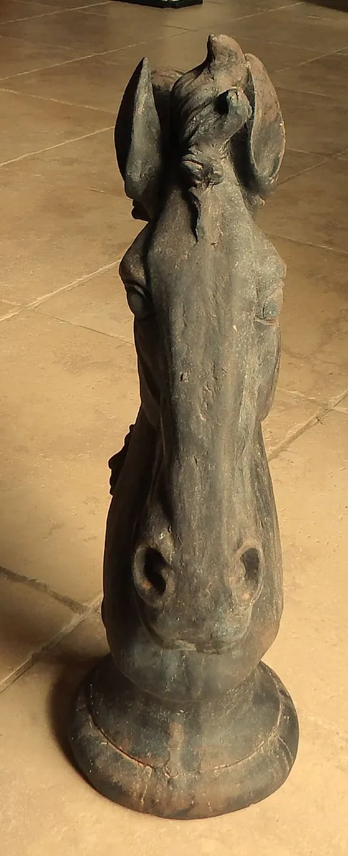 Large Vintage Figurine of Horse Head - Image 4